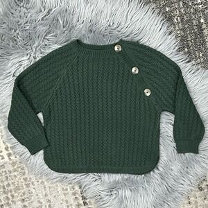 LALI Girls Knit Pine Sweater In‎ Evergreen Size 4T ($68)